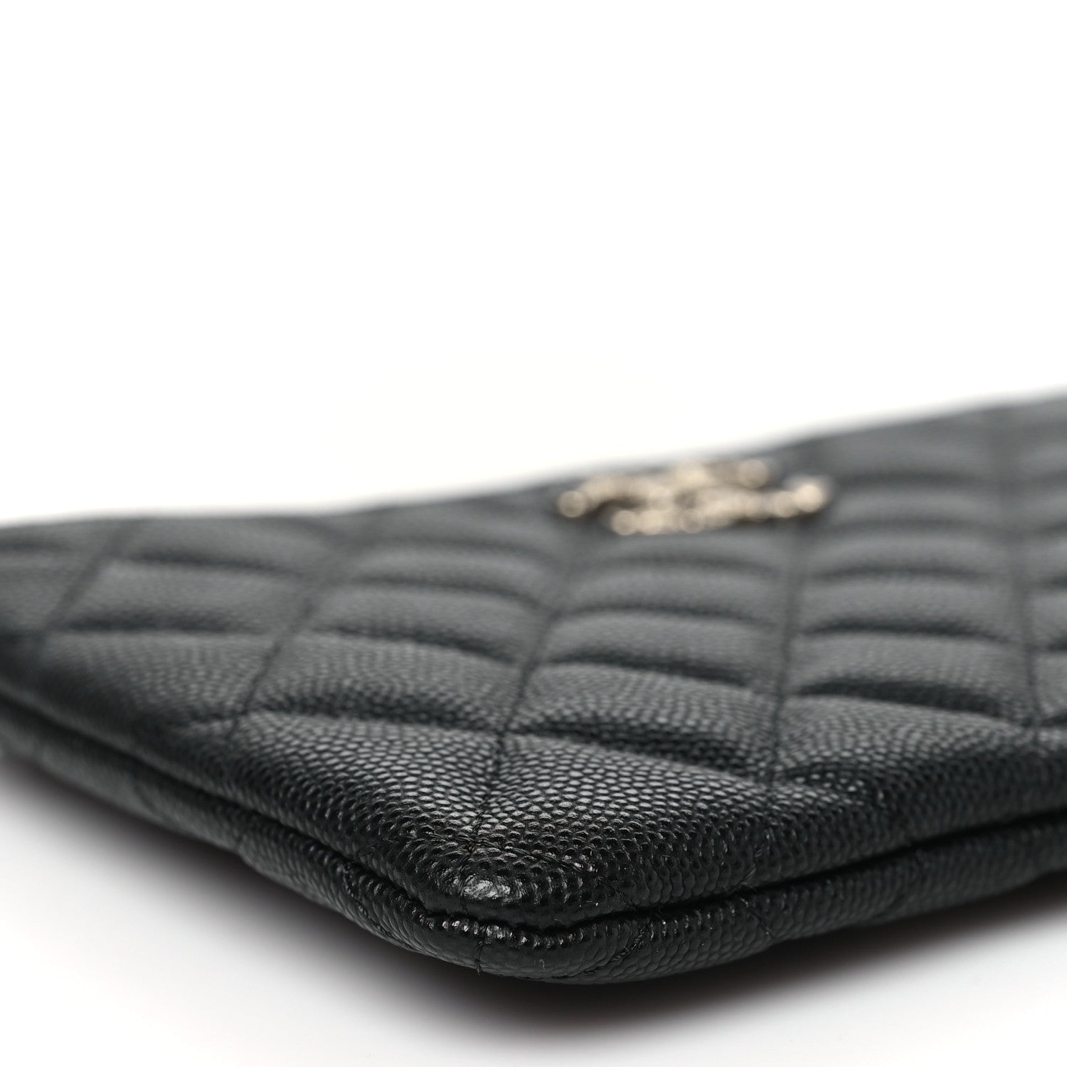 Chanel Caviar Quilted Coco Candy Small Cosmetic Case Black 9 of 10