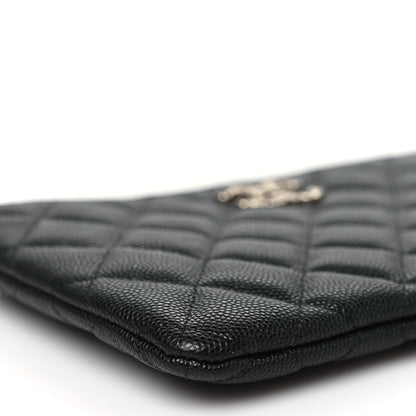 Chanel Caviar Quilted Coco Candy Small Cosmetic Case Black 9 of 10