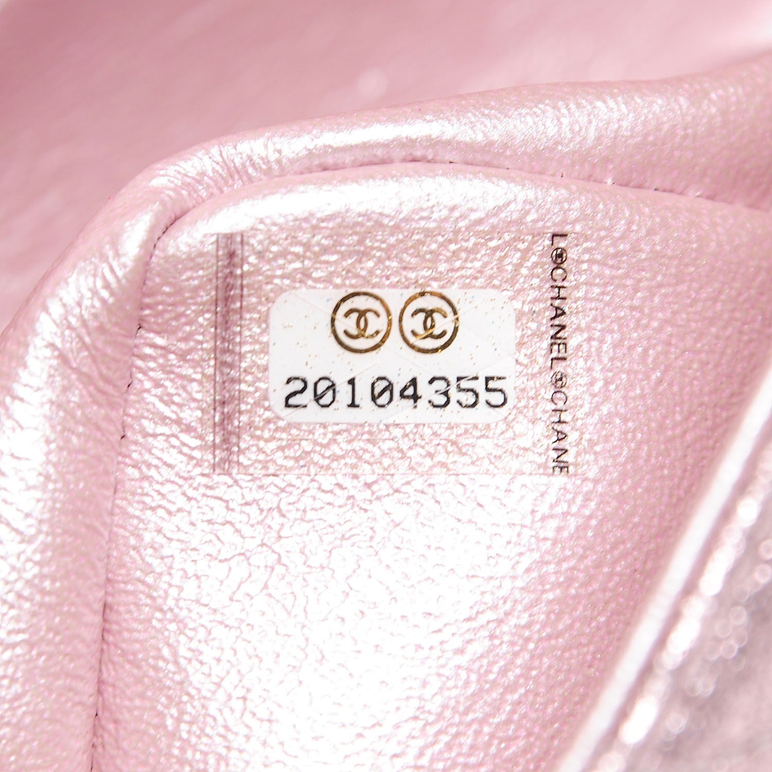 Chanel Metallic Goatskin Quilted Mini Rectangular Flap Pink 6 of 8