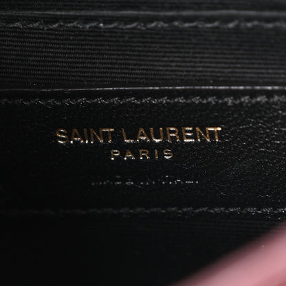 Saint Laurent Grained Lambskin Monogram Mini Niki Chain Satchel Arabica 6 of 11