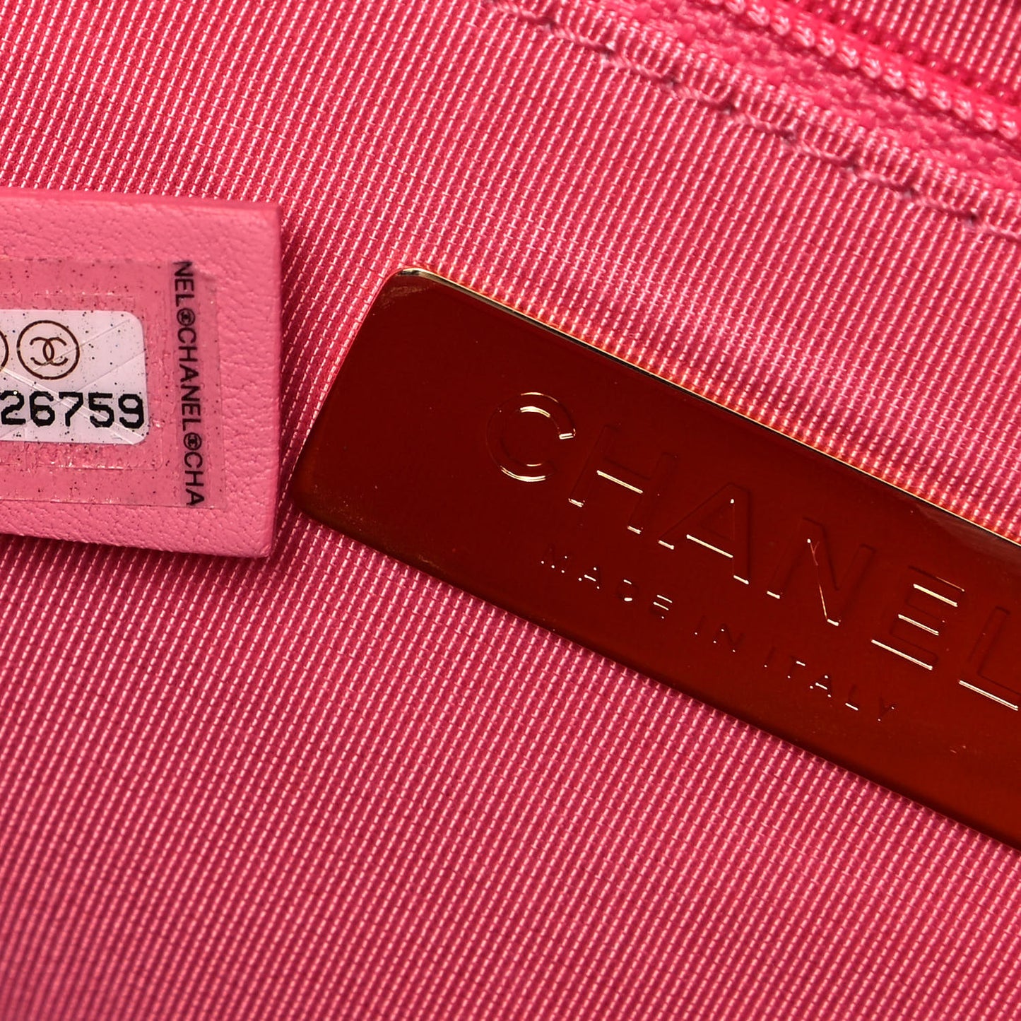 Metallic Tweed Quilted Medium Chanel 19 Flap Pink