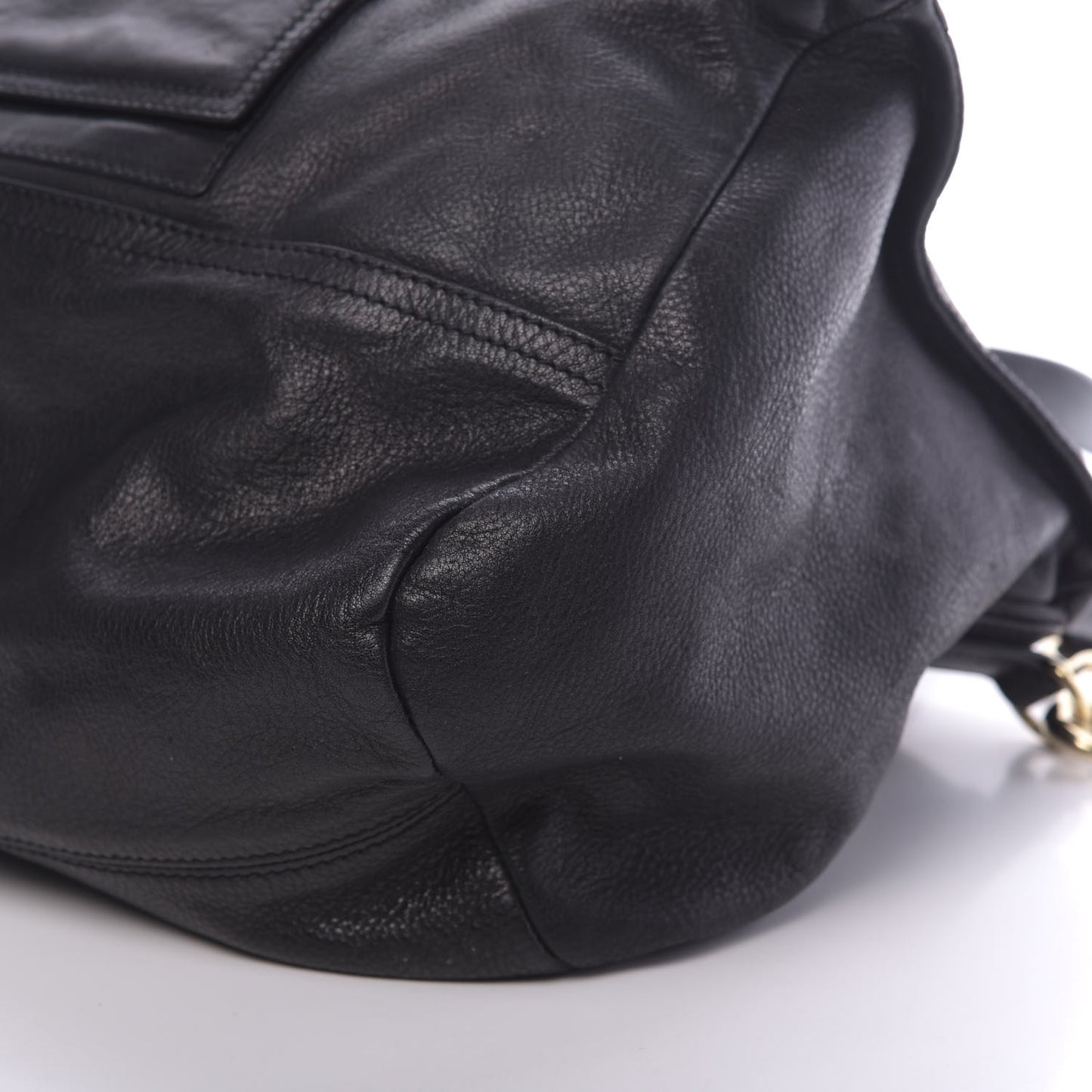 Sugar Goatskin Large Pandora Black