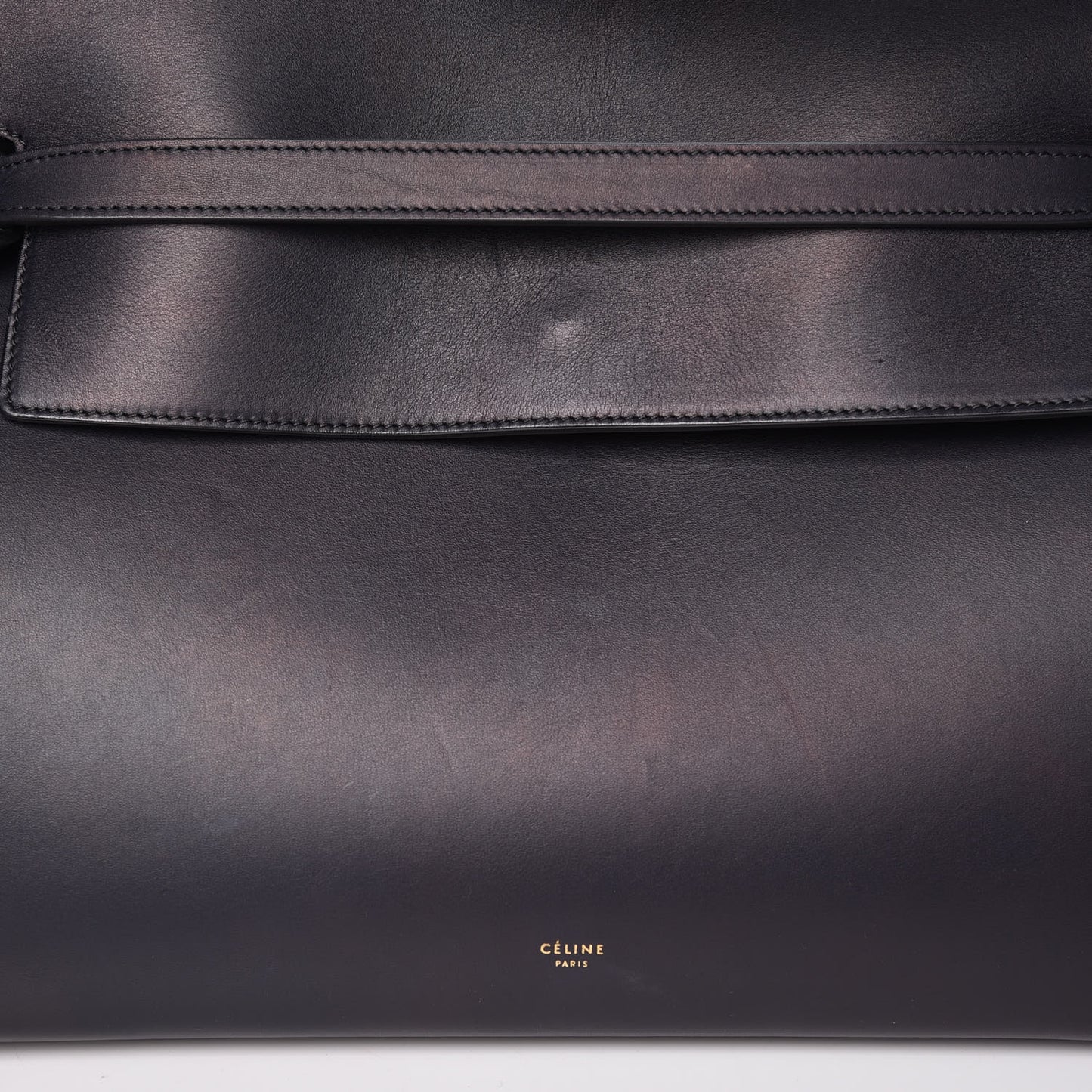 Smooth Calfskin Large Belt Bag Navy Blue