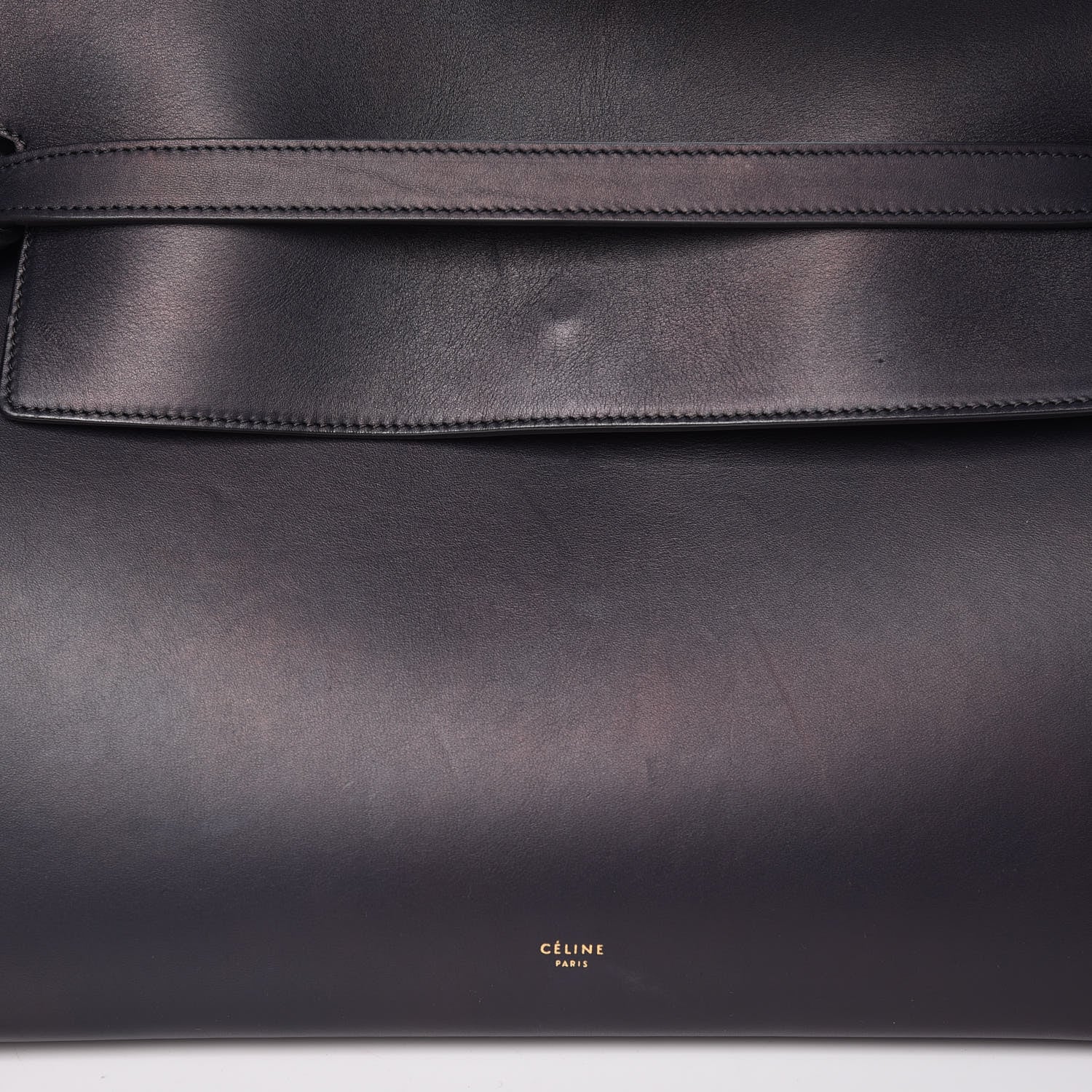 Celine Smooth Calfskin Large Belt Bag Navy Blue 13 of 15