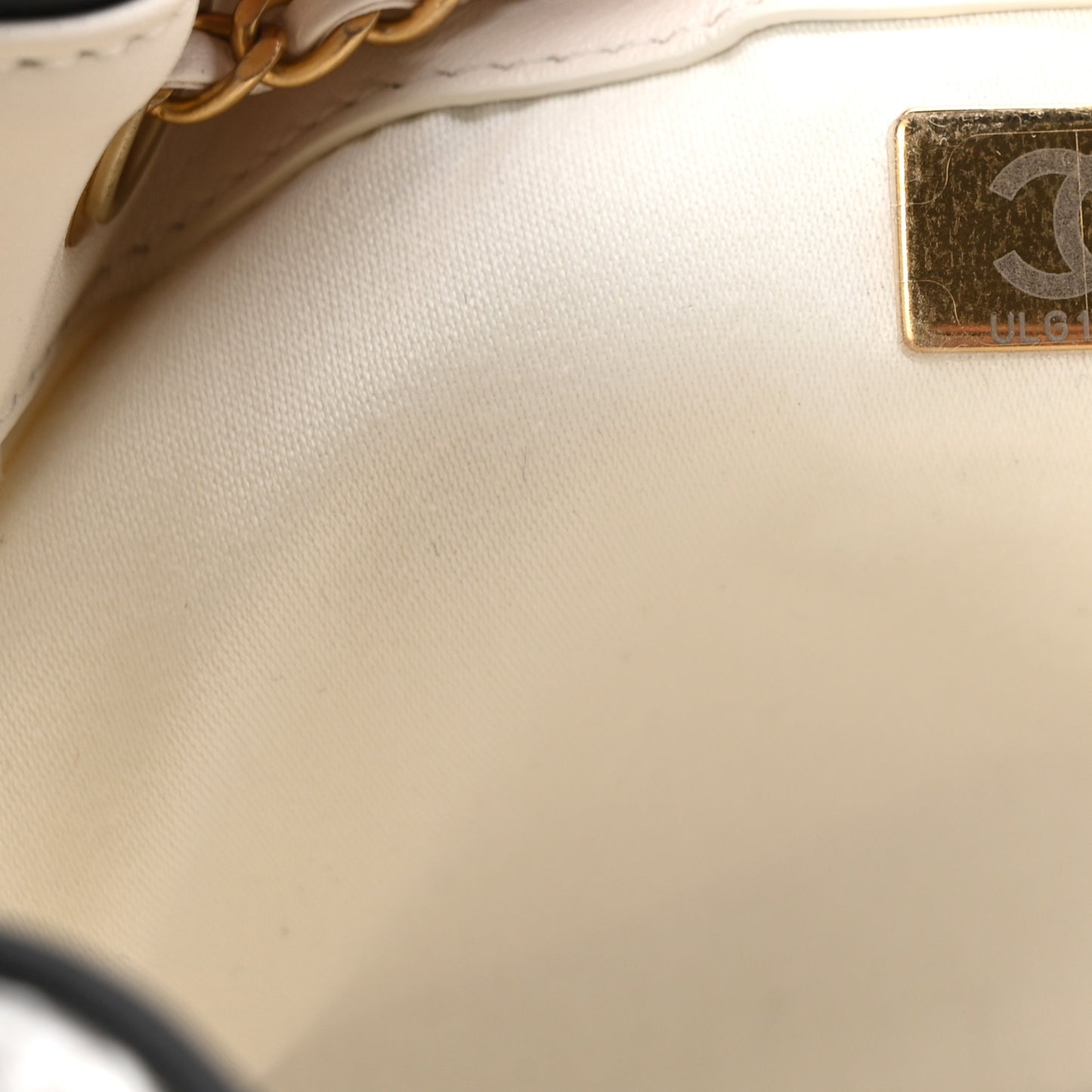 Braided Raffia Calfskin Mini Chanel 25 Handbag White Black