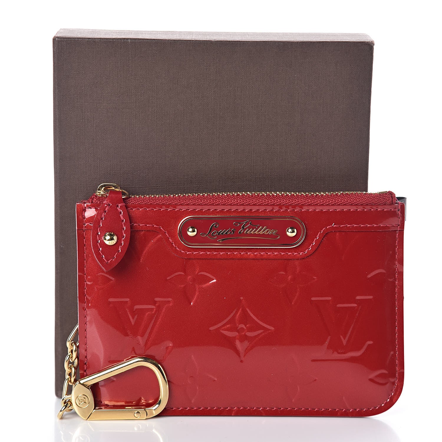 Louis Vuitton Vernis Key Pouch Pomme D'Amour 7 of 7