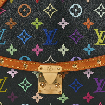 Louis Vuitton Monogram Multicolor Sologne Black 7 of 11