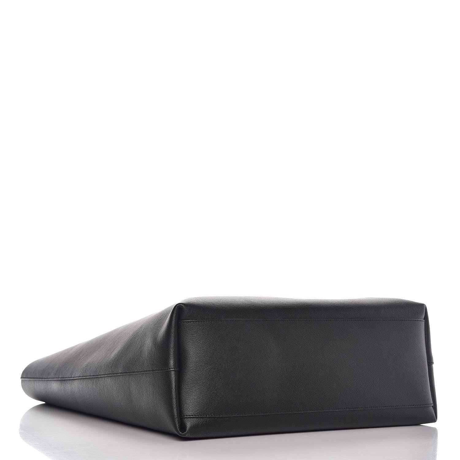 Saint Laurent Calfskin Heart Shopping Tote Black 5 of 7