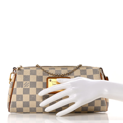 Louis Vuitton Damier Azur Eva Clutch 2 of 12