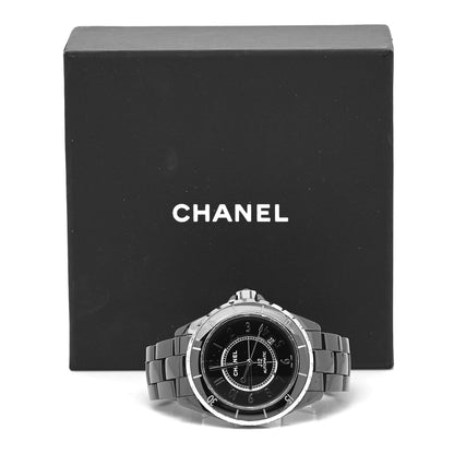 Chanel Stainless Steel Ceramic 38mm J12 Automatic Watch Black 5 of 5