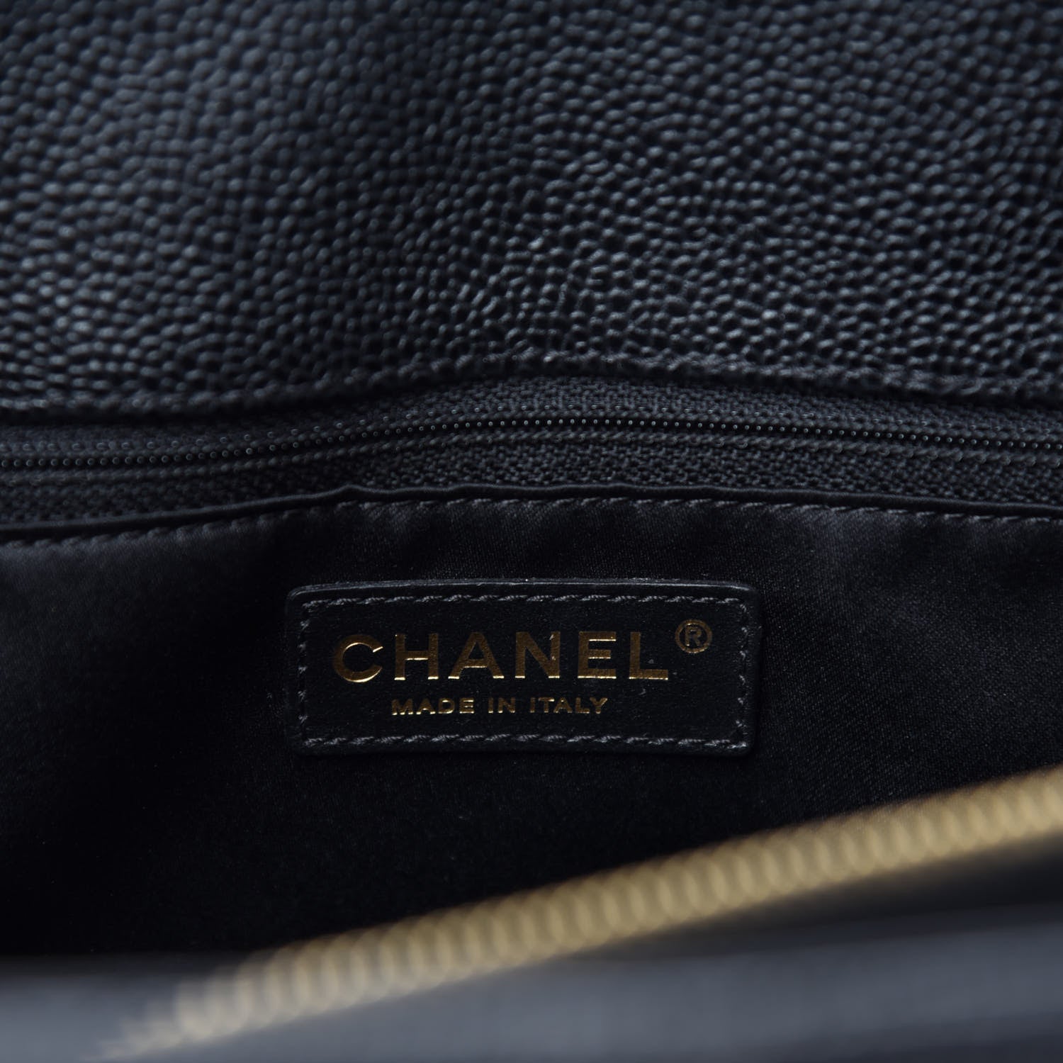 Chanel Caviar Quilted Grand Shopping Tote GST Black 8 of 10
