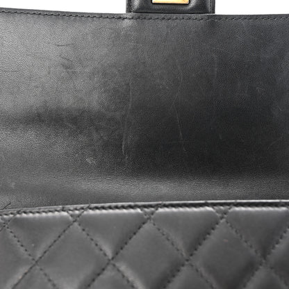 Chanel Lambskin Quilted Medium Crossing Times Flap Black 14 of 15