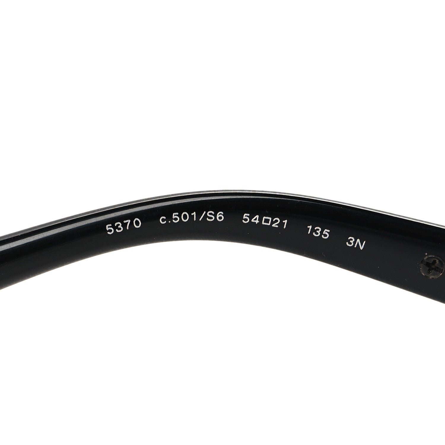 Chanel Acetate Spring Butterfly Sunglasses 5370 Black Silver 6 of 7