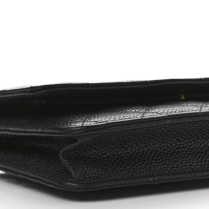 Chanel Caviar Quilted Wallet on Chain WOC Black 11 of 13