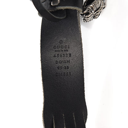 Gucci Calfskin Braided Dionysus Belt 95 38 Black 4 of 4
