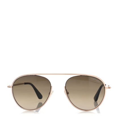 Tom Ford Metal Keith Aviator Sunglasses TF599 Brown 2 of 7