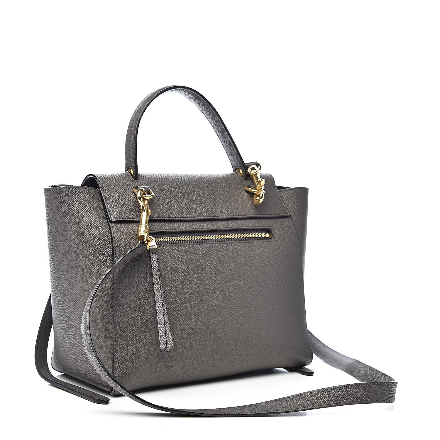 Celine Grained Calfskin Micro Belt Bag Grey 3 of 10