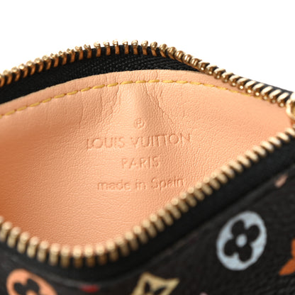 Louis Vuitton Monogram Multicolor Key Pouch Black 6 of 6