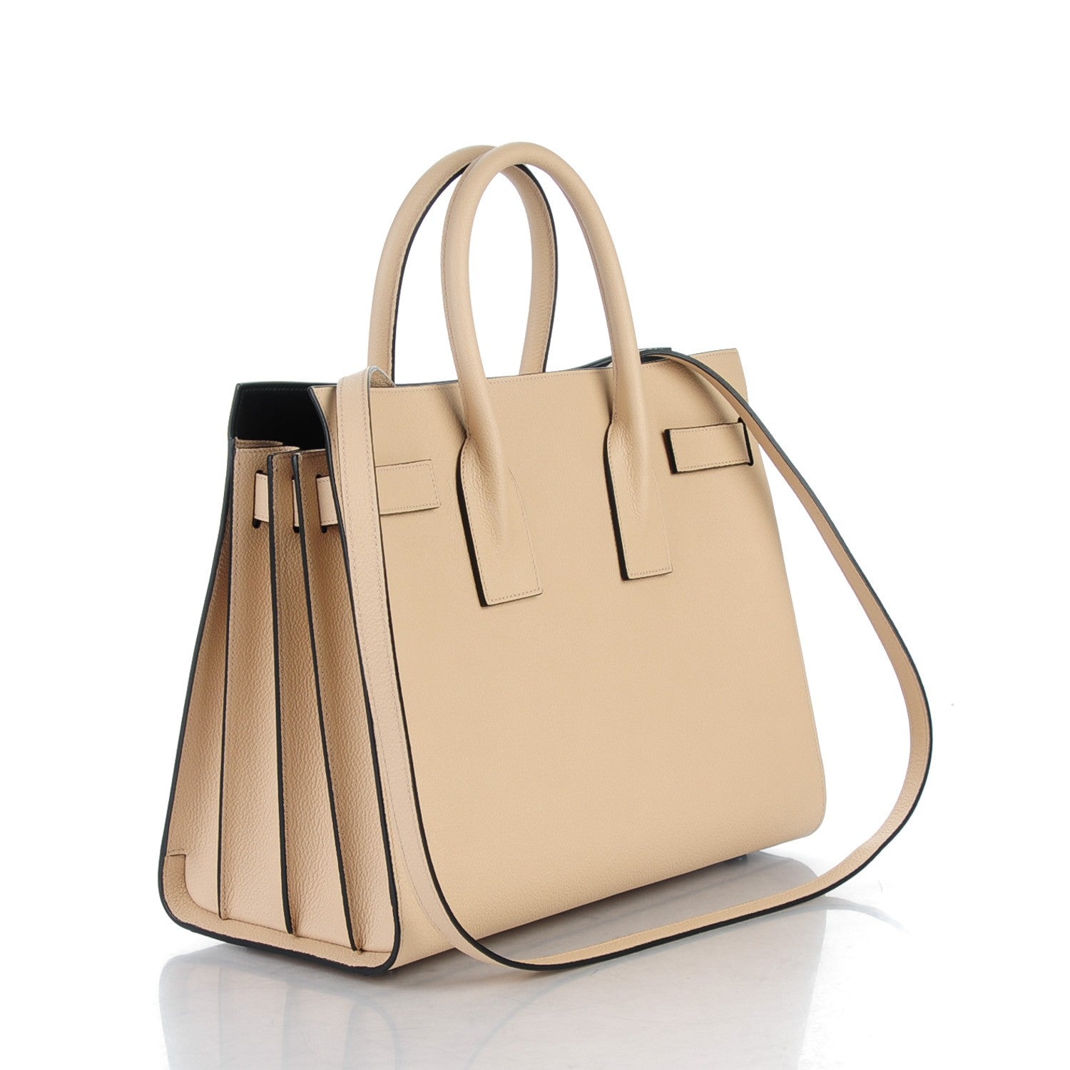 Saint Laurent Grained Calfskin Small Sac De Jour Nude Powder 3 of 7