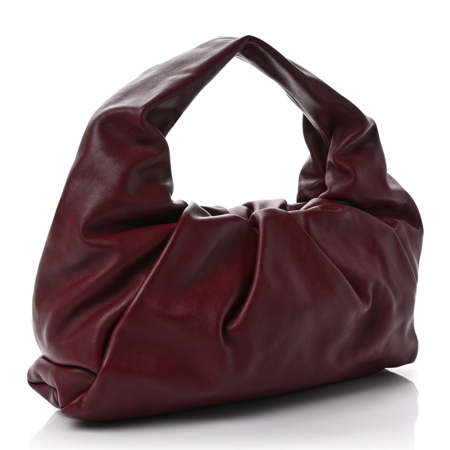 Smooth Butter Calfskin Small The Shoulder Pouch Dark Red