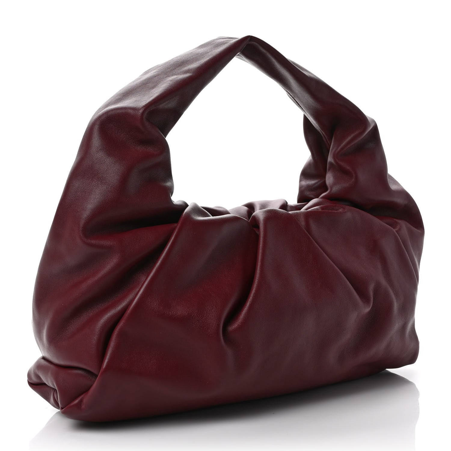 Bottega Veneta Smooth Butter Calfskin Small The Shoulder Pouch Dark Red 3 of 9