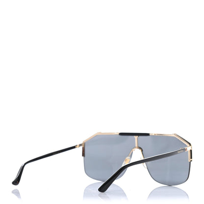 Gucci Metal Rimless Square Sunglasses GG0291S Black Gold 4 of 4