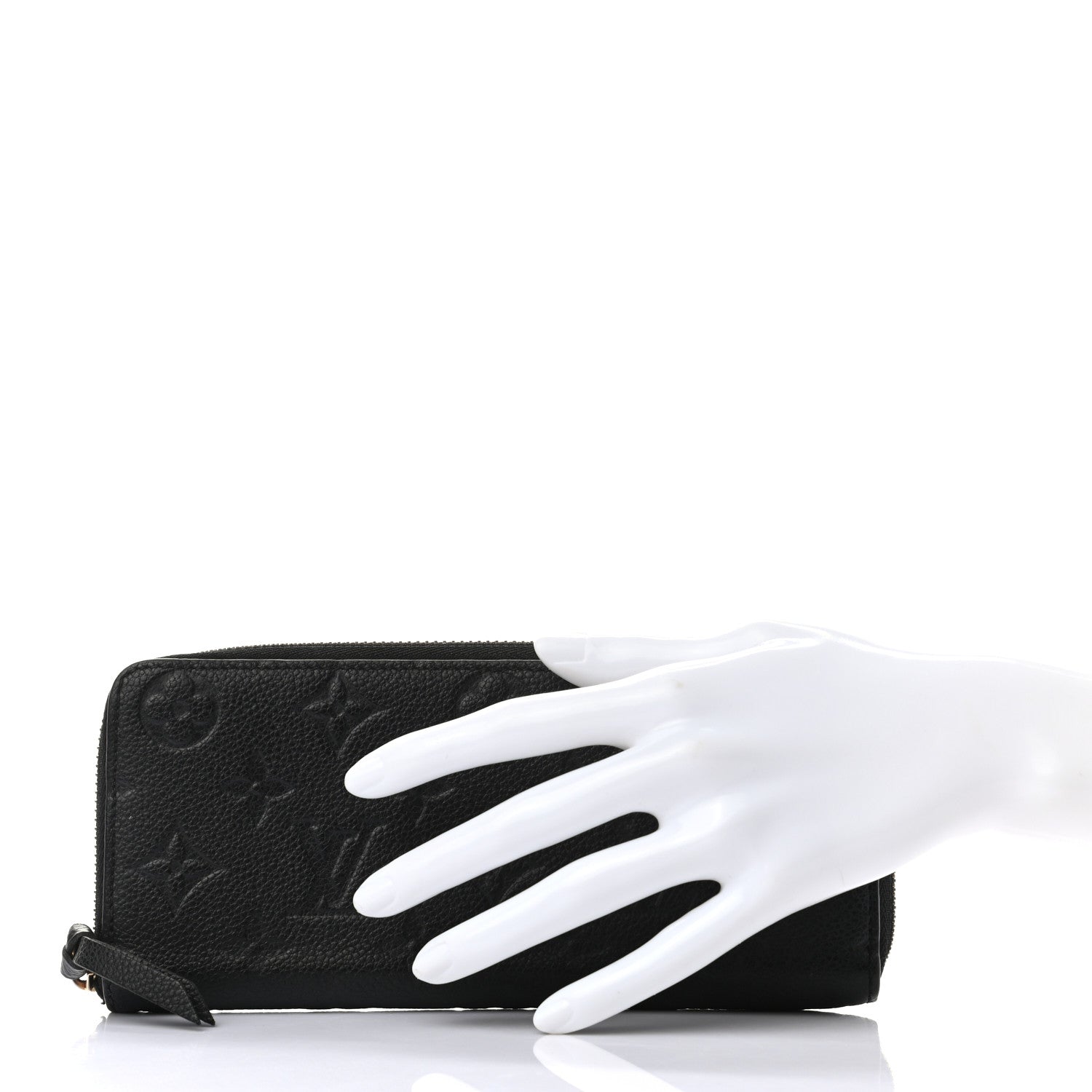 Louis Vuitton Empreinte Clemence Wallet Black 2 of 8