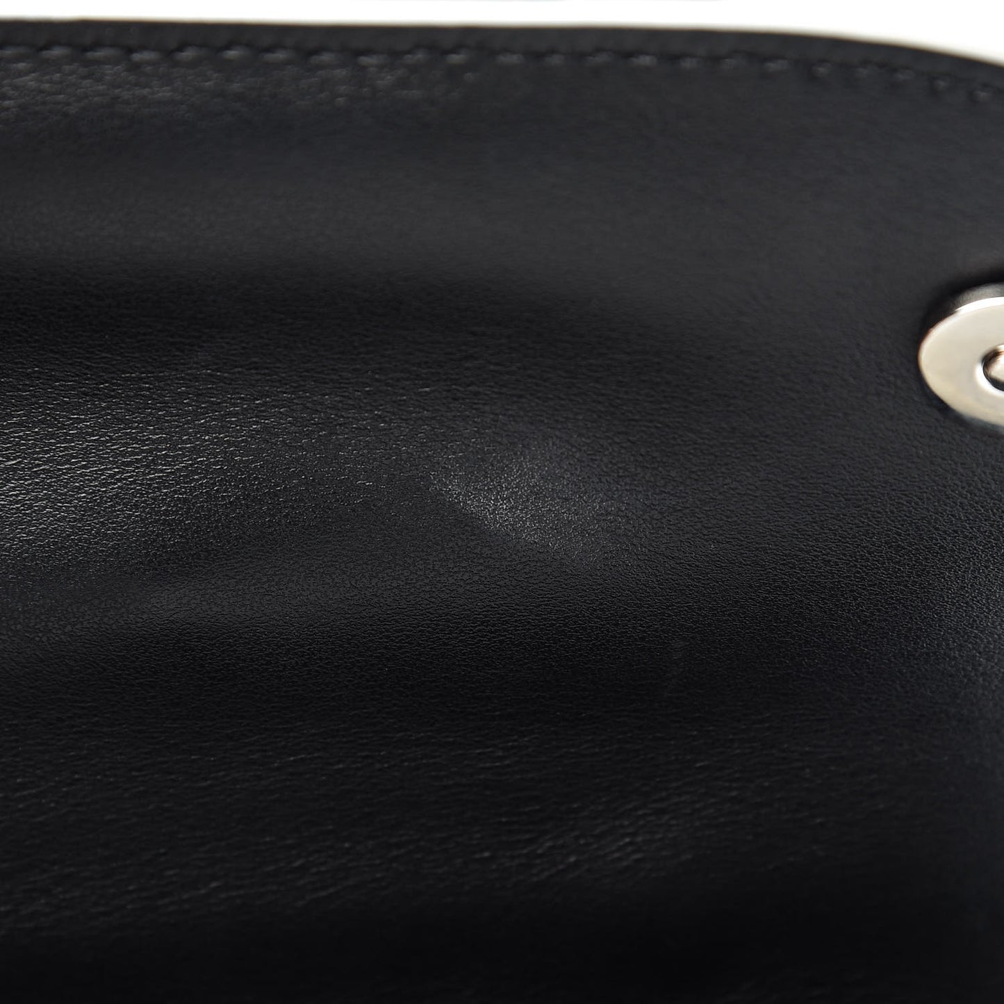Embossed Lizard Calfskin Crystal Embellished Saint Lucertola Shoulder Bag Black
