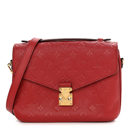 Louis Vuitton Empreinte Pochette Metis Cherry 1 of 9