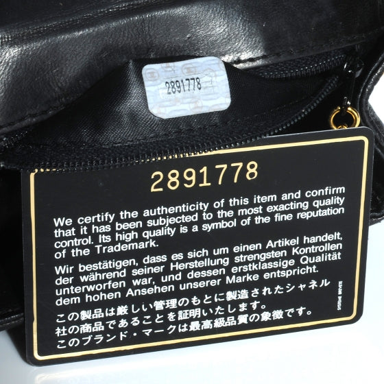 Lambskin Mini Flap Black
