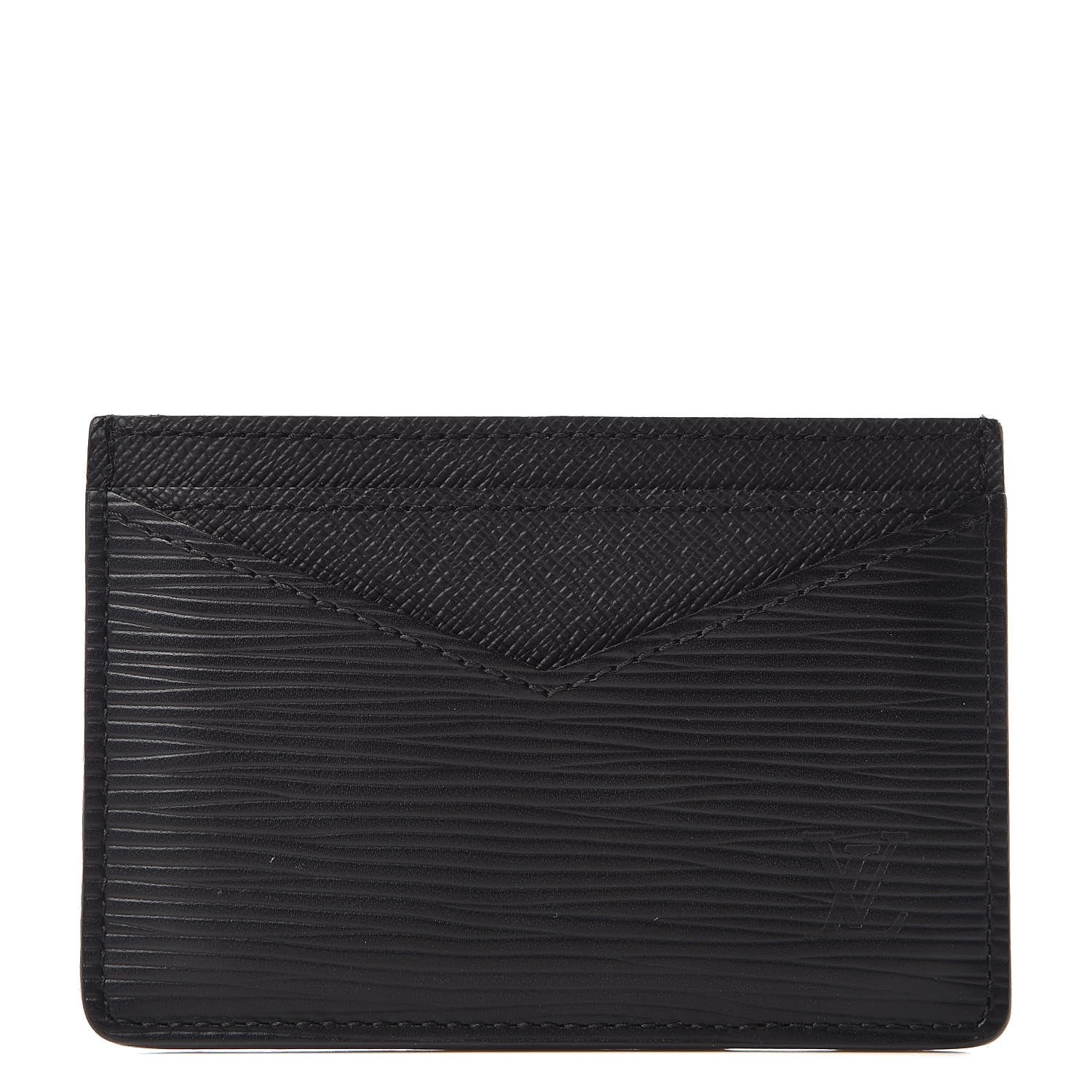 Louis Vuitton Epi Neo Porte-Cartes Card Holder Black 1 of 8