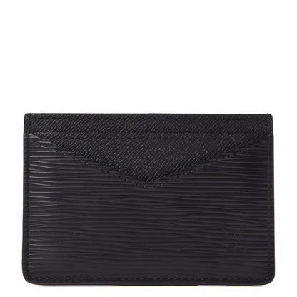 Louis Vuitton Epi Neo Porte-Cartes Card Holder Black 1 of 8