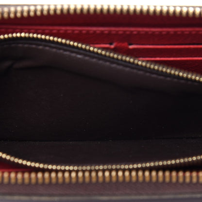 Louis Vuitton Damier Ebene Clemence Wallet Cherry 11 of 12