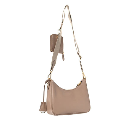 Prada Saffiano Re-Edition 2005 Shoulder Bag Cammeo Beige 3 of 8