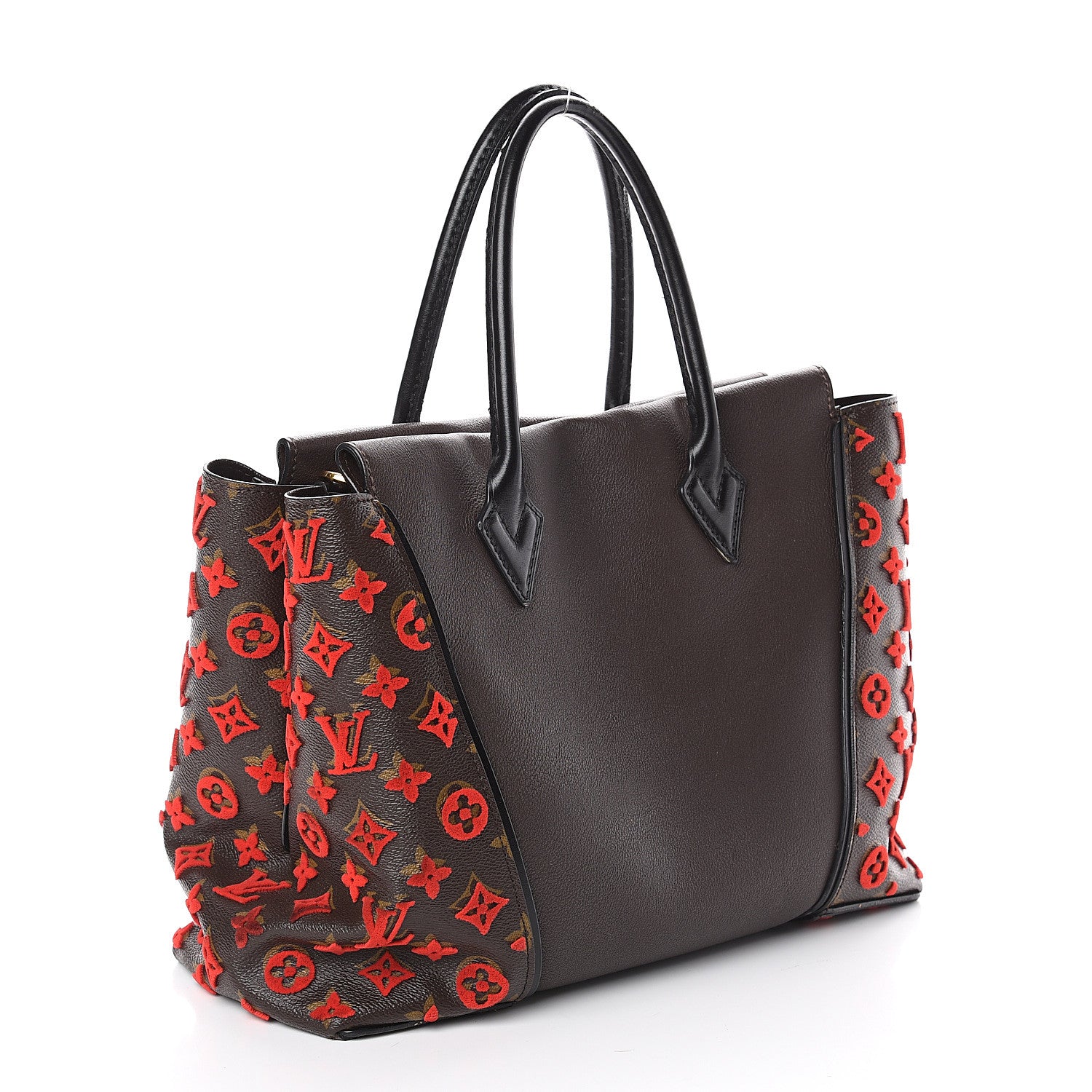 Louis Vuitton Veau Cachemire Tote W PM Chocolate 2 of 10