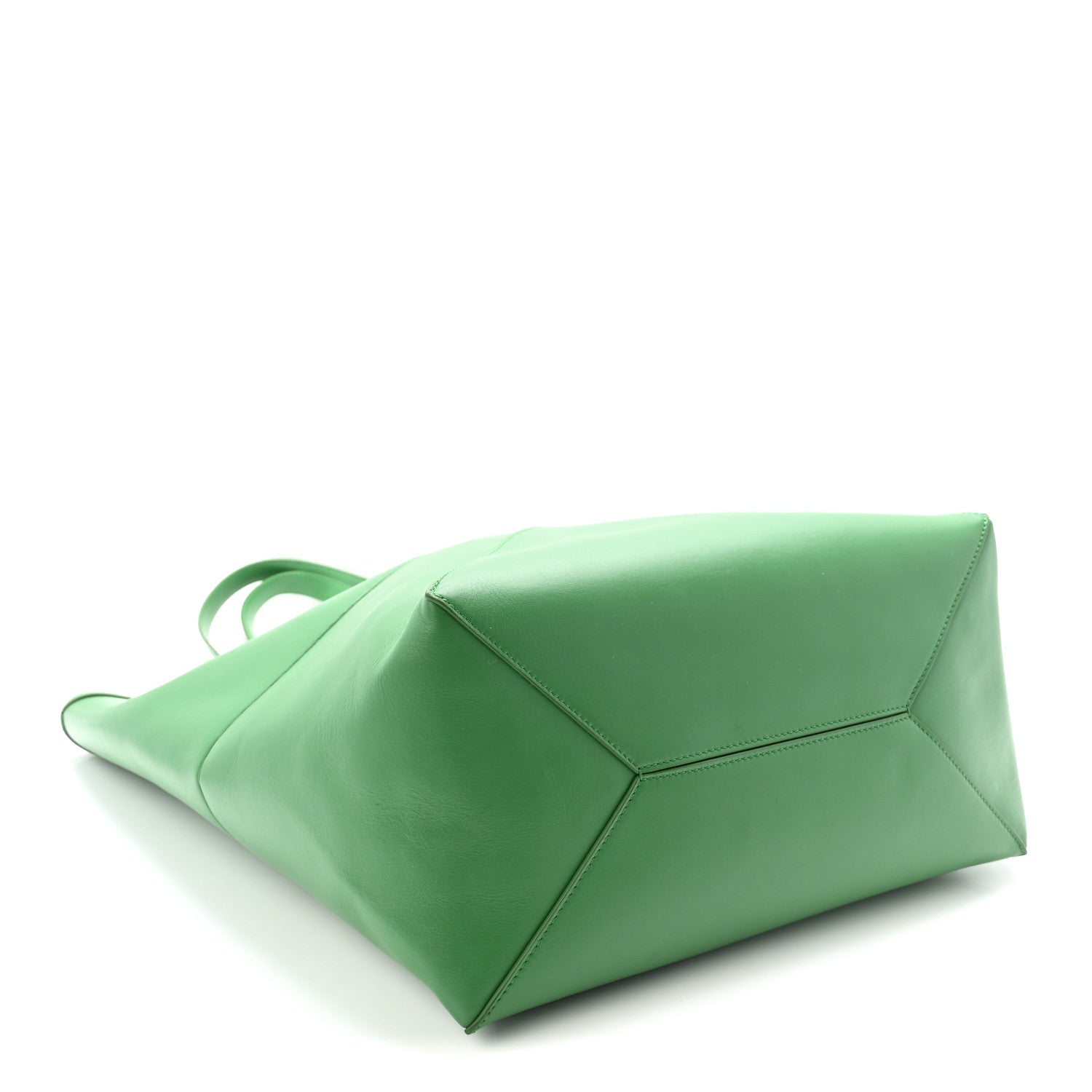 Loewe Shiny Calfskin XL Puzzle Fold Tote Tropical Green 4 of 9
