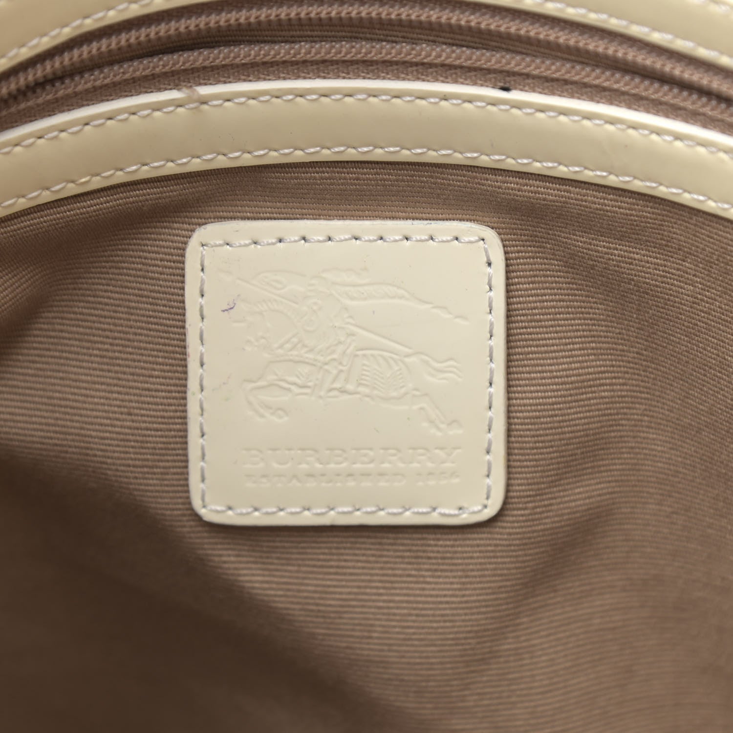 Burberry Supernova Check Tote White 6 of 20