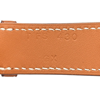 Hermes Barenia 38mm Apple Watch Double Tour Band Fauve 4 of 6