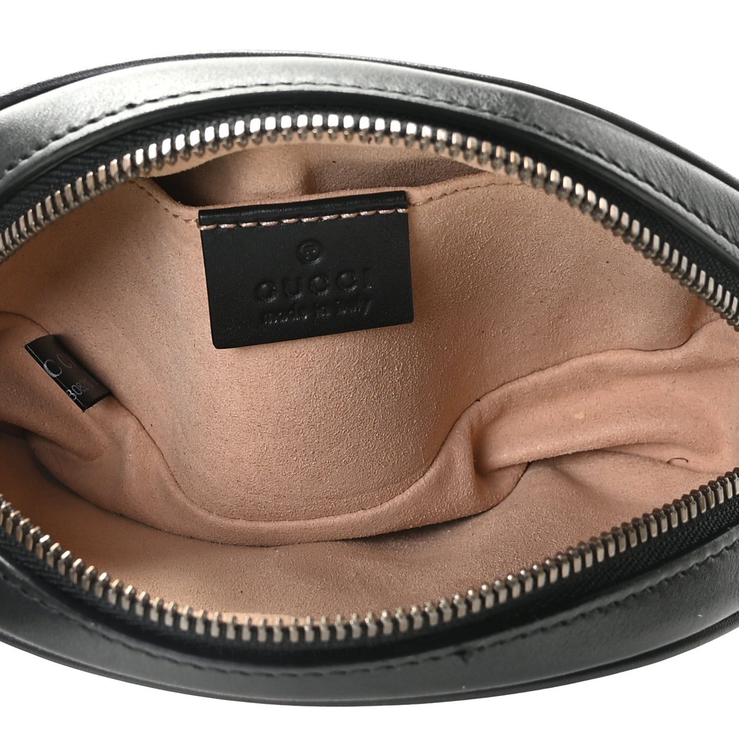 Calfskin Matelasse GG Marmont Belt Bag 75 30 Black