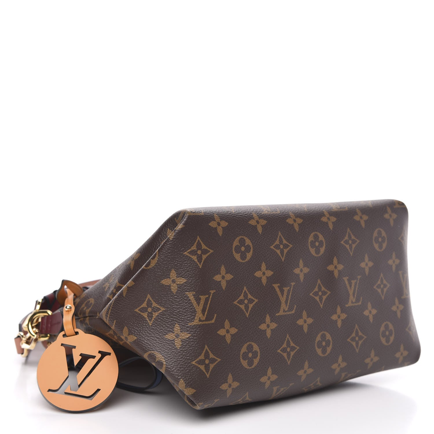 Louis Vuitton Monogram Beaubourg Hobo Mini Bordeaux Red Peach Safran Blue Jean Blue 4 of 8