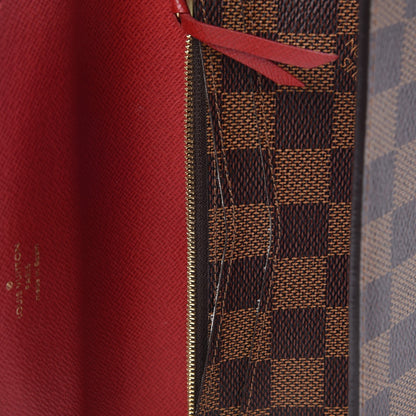 Louis Vuitton Damier Ebene Josephine Wallet Red 10 of 10