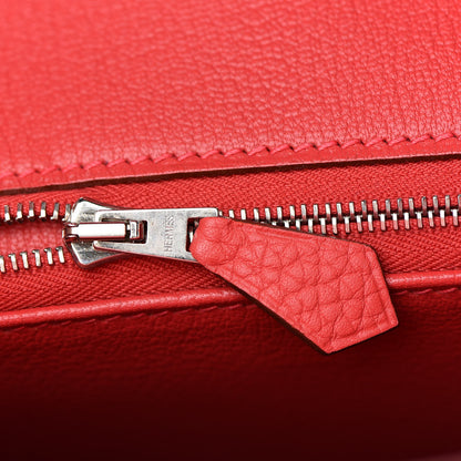 Hermes Taurillon Clemence Birkin 35 Bougainvillea 19 of 33