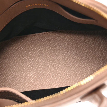 Balenciaga Grained Calfskin XXS Ville Top Handle Bag Beige Tapioca 5 of 10