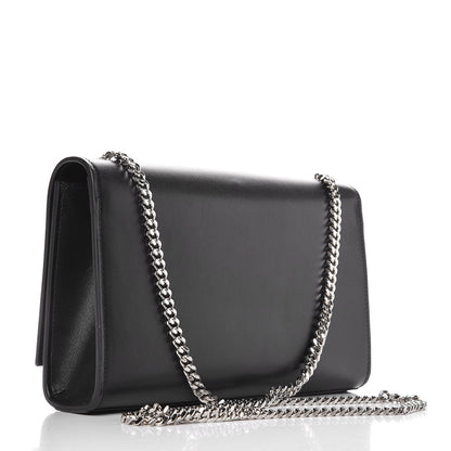 Saint Laurent Smooth Calfskin Medium Classic Monogram Kate Tassel Satchel Black 3 of 7