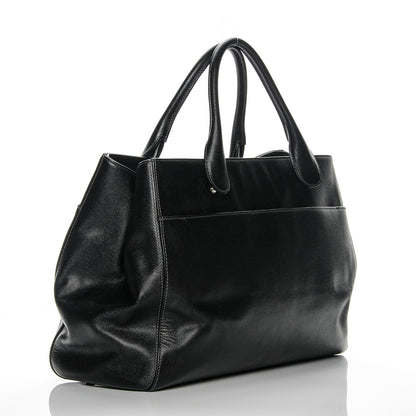 Chanel Caviar Medium Cerf Executive Shopper Tote Black 3 of 8