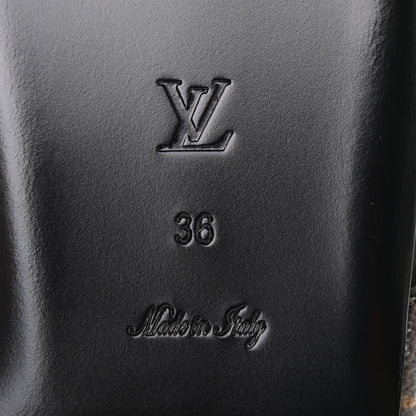 Louis Vuitton Monogram Bom Dia Mule Sandals 36 Black 6 of 8