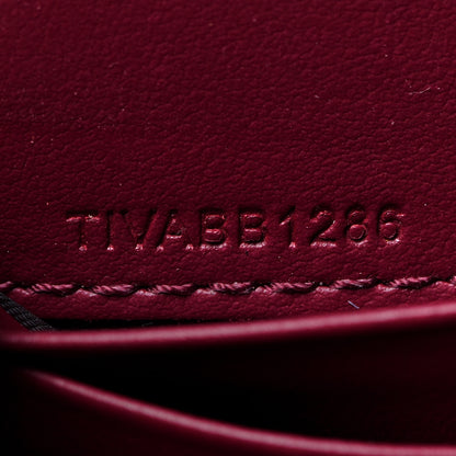 Burberry Grainy Calfskin Henley Wallet On Chain Burgundy 8 of 11