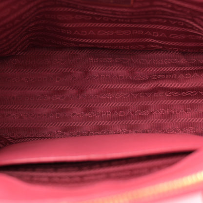 Prada Saffiano Small Galleria Double Zip Tote Peonia 5 of 12
