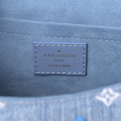 Louis Vuitton Embroidered Monogram Denim New Wave Chain MM 6 of 11