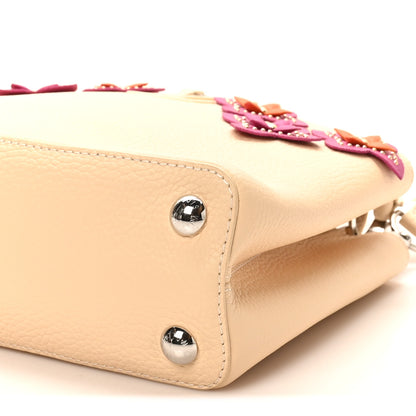 Louis Vuitton Taurillon Mechanical Flowers Capucines BB Dune 9 of 9